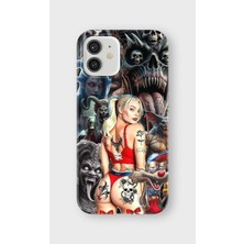 Karsu Design iPhone 12 Mini Uyumlu Baskılı Şeffaf Telefon Kılıfı | Koleksiyon: Drip Art