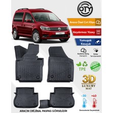 Oty Volkswagen Caddy 2015+2020 3D Havuzlu Paspas