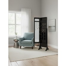 Gazzini Furniture Liora Boy Aynalı Ahşap Takı Dolabı