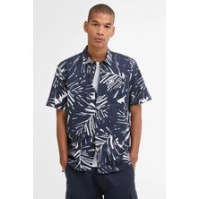 Barbour Edenwood Printed Summer Fit Gömlek NY91 Navy