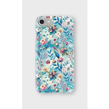 Karsu Design iPhone 7 Uyumlu Baskılı Şeffaf Telefon Kılıfı | Koleksiyon: Boho Floral