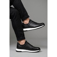 Pisagor 5736 Erkek Hakiki Deri Sneakers Spor Ayakkabı