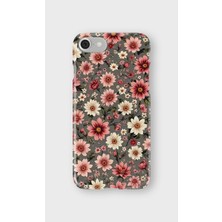 Karsu Design iPhone 8 Uyumlu Baskılı Şeffaf Telefon Kılıfı | Koleksiyon: Boho Floral