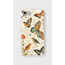 Karsu Design iPhone 8 Uyumlu Baskılı Şeffaf Telefon Kılıfı | Koleksiyon: Butterfly Aesthetic
