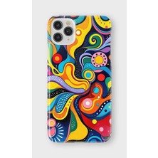Karsu Design iPhone 11 Pro Uyumlu Baskılı Şeffaf Telefon Kılıfı | Koleksiyon: Psychedelic Art