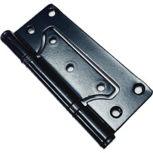 Nobel Kapı Menteşesi Siyah 10 cm Kelebek Menteşe 10 Adet Dayanıklı Çelik Kapı Menteşesi Seti