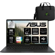 Asus Expertbook B1 B1503CVA Intel Core I7-13620H 48GB 2tb W11P&TEKDENÇANTA