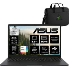 Asus Expertbook B1 B1503CVA Intel Core I7-13620H 48GB 1tb W11P&TEKDENÇANTA