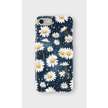 Karsu Design iPhone 7 Uyumlu Baskılı Şeffaf Telefon Kılıfı | Koleksiyon: Soft Daisy