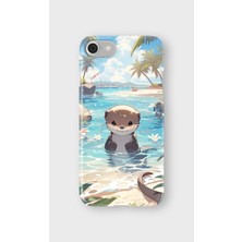 Karsu Design iPhone 7 Uyumlu Baskılı Şeffaf Telefon Kılıfı | Koleksiyon: Anime Animal Characters