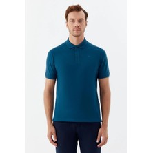 Sabri Özel Erkek Parlement Dar Kesim Slim Fit %100 Pamuk Polo Yaka Tişört