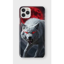 Karsu Design iPhone 11 Pro Max Uyumlu Baskılı Şeffaf Telefon Kılıfı | Koleksiyon: Alpha Wolf