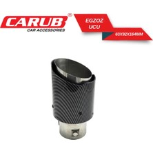 Egzoz Ucu Akrapovıc Carbon Tek 63X92X164MM Pınuk Saksesuar