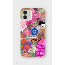 Karsu Design iPhone 12 Mini Uyumlu Baskılı Şeffaf Telefon Kılıfı | Koleksiyon: Energy And Aura