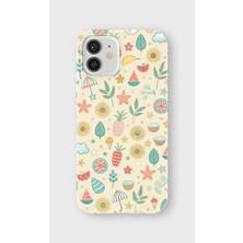 Karsu Design iPhone 12 Uyumlu Baskılı Şeffaf Telefon Kılıfı | Koleksiyon: Minimalist Style 2