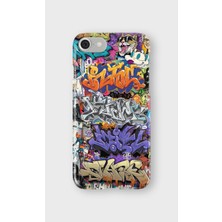 Karsu Design iPhone 8 Uyumlu Baskılı Şeffaf Telefon Kılıfı | Koleksiyon: Grafitti Street Art