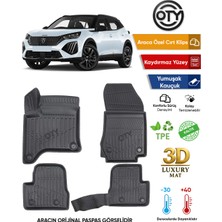 Oty Peugeot 2008 Hybrıd 1.2 2025+ 3D Havuzlu Paspas