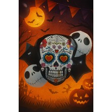 Eng Parti Dünyası Skull Temalı Kuru Kafa Model 5'li Set Cadılar Bayramı Eng-31
