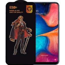 ProPice Prop Samsung Uyumlu A20 Anti Statik Ekran Koruyucu Toz Tutmayan Kırılmaz Cam