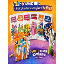 Kida Yayınları 6 Kitaplık Özel Boyama Seti + Carioca Jumbo Bebek Yıkanabilir Keçeli Boyama Kalemi Hediyeli