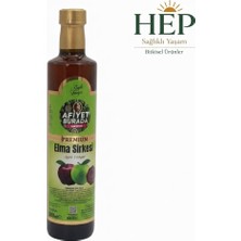 Organik Premium Elma Sirkesi 500 ml - %100 Doğal Katkısız Geleneksel Sirke - Metabolizma ve Detoks Desteği
