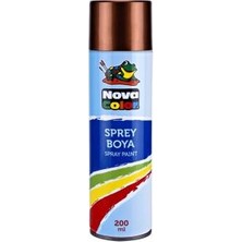 Nova Color Nc-813 200 ml Bakır Renk Sprey Boya İç/Dış Mekan Kullanımı için Uzun Ömürlü