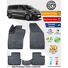 Oty Peugeot Expert Traveller 2016+ 3D Havuzlu Paspas