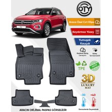 Oty Volkswagen T+Roc 2017+ 3D Havuzlu Paspas