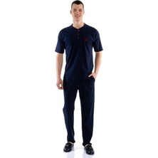 Marmara Qumasch D's Damat 02000 Kısa Kol 3'lü Erkek Pijama Takımı