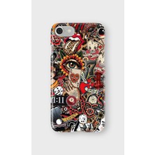Karsu Design iPhone 7 Uyumlu Baskılı Şeffaf Telefon Kılıfı | Koleksiyon: Drip Art