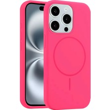 Akinco Iphone 14 Kılıf Jully Magsafe Kapak - Pembe