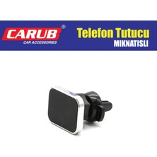 Telefon Tutucu Mıknatıslı Izgaraya Geçme Nikelaj Kare Pınuk Saksesuar