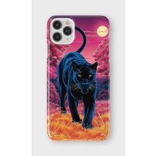 Karsu Design iPhone 11 Pro Uyumlu Baskılı Şeffaf Telefon Kılıfı | Koleksiyon: Minimal Black Panther
