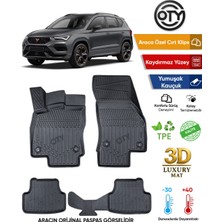 Oty Cupra  Ateca 2022+ 3D Havuzlu Paspas