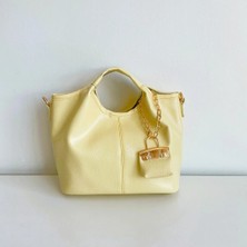 Bloom Suni Deri El ve Omuz Çantası