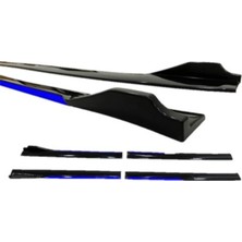 Universal Yan Marşbiyel Race Mavi Şerit Flaplı 8 Parça Pınuk Saksesuar