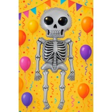 Eng Parti Dünyası Iskelet Folyo Balon 83 cm Cadılar Bayramı ve Parti Dekoru | Eng-46 |