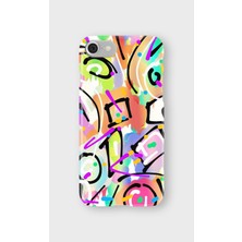 Karsu Design iPhone 8 Uyumlu Baskılı Şeffaf Telefon Kılıfı | Koleksiyon: Psychedelic Art