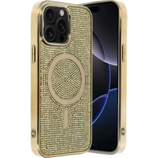 Akinco Iphone 15 Helen Magsafe Kapak - Gold