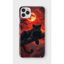 Karsu Design iPhone 11 Pro Max Uyumlu Baskılı Şeffaf Telefon Kılıfı | Koleksiyon: Minimal Black Panther