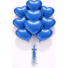 Eng Parti Dünyası Kalp Folyo Balon Mavi Renk 18 Inç | 10 Adet |