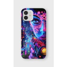 Karsu Design iPhone 12 Uyumlu Baskılı Şeffaf Telefon Kılıfı | Koleksiyon: Vaporwave Retro