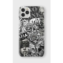Karsu Design iPhone 11 Pro Max Uyumlu Baskılı Şeffaf Telefon Kılıfı | Koleksiyon: Drip Art