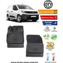 Oty Opel Combo Panelvan 2020+ 3D Havuzlu Paspas
