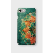 Karsu Design iPhone 8 Uyumlu Baskılı Şeffaf Telefon Kılıfı | Koleksiyon: Mandala Art