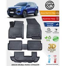 Oty Chery Tiggo 8+ 7 Kişilik 2020+ 3D Havuzlu Paspas