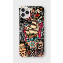 Karsu Design iPhone 11 Pro Uyumlu Baskılı Şeffaf Telefon Kılıfı | Koleksiyon: Drip Art