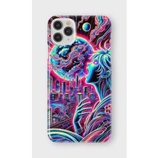 Karsu Design iPhone 11 Pro Uyumlu Baskılı Şeffaf Telefon Kılıfı | Koleksiyon: Vaporwave Retro