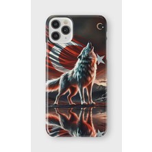 Karsu Design iPhone 11 Pro Max Uyumlu Baskılı Şeffaf Telefon Kılıfı | Koleksiyon: Göktürk Inscriptions