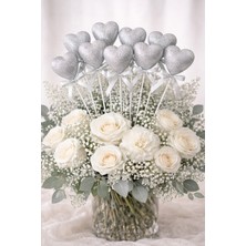 Eng Parti Dünyası Kalp Folyo Balon Gümüş Renk 18 Inç